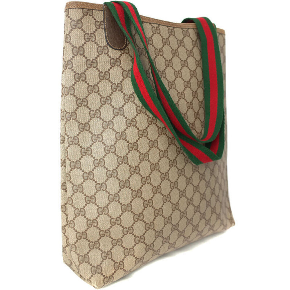 Gucci Crossbody Bag Sherry Brown GG Line